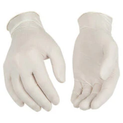 Kinco 2110-Xl High-Dexterity Disposable Gloves, Men's, Xl, Powdered, Latex Free: No, Latex, White