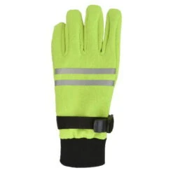 Men's M/L/Xl Acrylic/Micromesh/Rubber Hi-Vis Knit Wrist Strap Cuff Bec-Tech Gloves