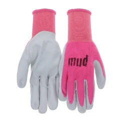 Ladies Extra-Small Premium Nitrile Palm On Pink Glove With Breatheable Shell