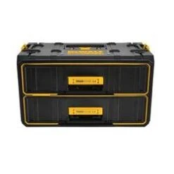 DeWALT 12-3/5 X 12-1/3-Inch 2-Drawer 25-Pound Black Polypropylene ToughSystem Tool Box -Hand Tools Sale 103375130