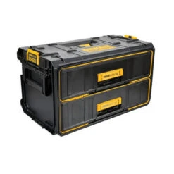 DeWALT 12-3/5 X 12-1/3-Inch 2-Drawer 25-Pound Black Polypropylene ToughSystem Tool Box -Hand Tools Sale 103375130 1 HR
