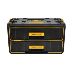 DeWALT 12-3/5 X 12-1/3-Inch 2-Drawer 25-Pound Black Polypropylene ToughSystem Tool Box -Hand Tools Sale 103375130 HR