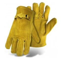 Boss Medium Brown Split Leather Driver Glove