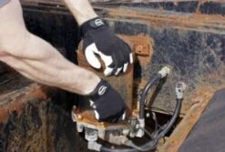 Boss X-Large Black/White Flexible Spandex Protective Glove