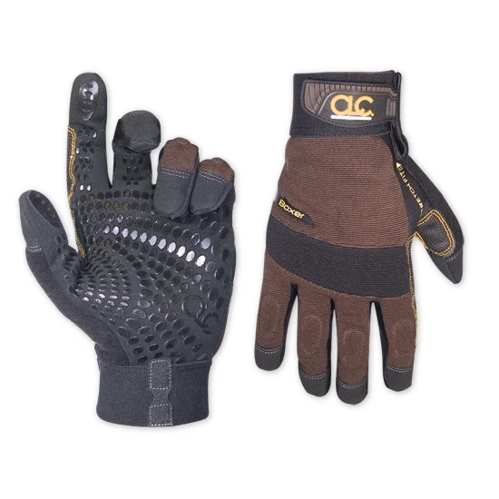 X-Large Brown/Black Boxer Work Gloves 3 X-Large Brown/Black Boxer Work Gloves