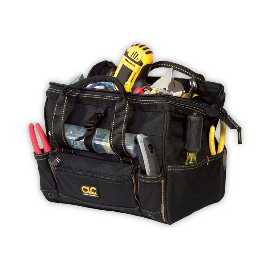 21-Pocket Tote Bag With Top Plastic Tray 3 21-Pocket Tote Bag With Top Plastic Tray