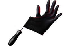 Large Black Nitrile Rip Resistant Industrial Glove 100-Pack