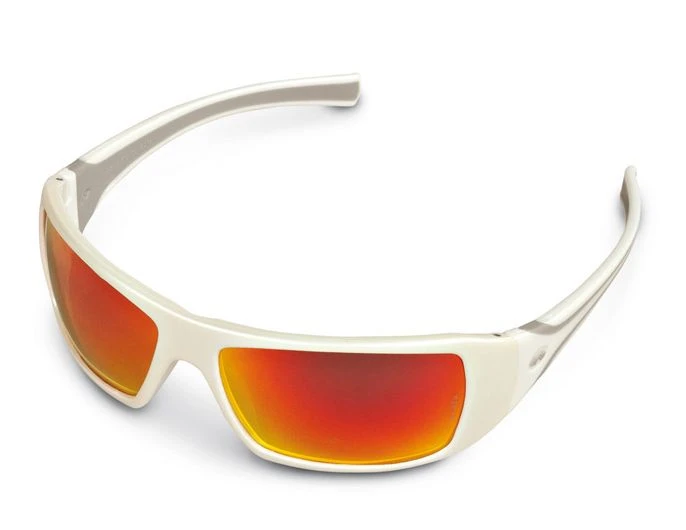 Stihl White Ice Orange Mirror Lens Glasses 3 Stihl White Ice Orange Mirror Lens Glasses