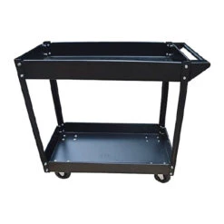 KING 16-Inch X 33-Inch Steel Service Cart With 2 Shelves