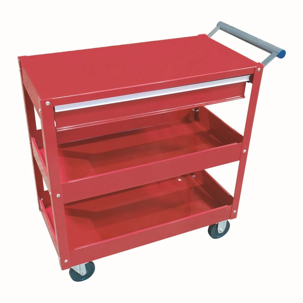 KING 3-Shelves Steel Service Cart 3 KING 3-Shelves Steel Service Cart