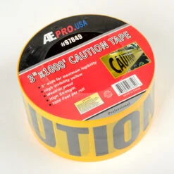 ATE 3-Inch X 1000-Foot Hi-Viz Yellow Caution Tape