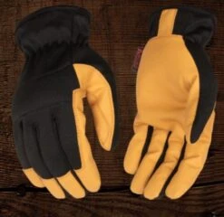 X-Large Black Vented Polyester Breathable Light Duty Synthetic Gloves