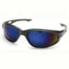 Black/Blue Safety Eyewear With Mirror Lens -Hand Tools Sale 1946458