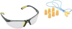 Safety Glasses And Earplug Combo Pack