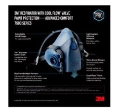 3M Medium Cool Flow Spray Paint Respirator -Hand Tools Sale 2199230 ep 1644857601 2