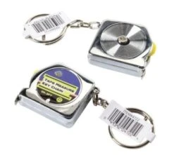 1-1/4-Inch Square Tape Measure With Keychain