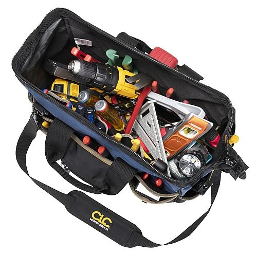 16-Inch 23-Pocket Molded Base BigMouth Tote Tool Bag 3 16-Inch 23-Pocket Molded Base BigMouth Tote Tool Bag