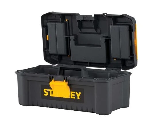 Stanley 12-1/2-Inch Black And Yellow Essentials Toolbox 4 Stanley 12-1/2-Inch Black And Yellow Essentials Toolbox - Image 2