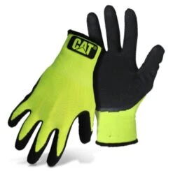 CAT X-Large High Visibility String Knit Work Gloves