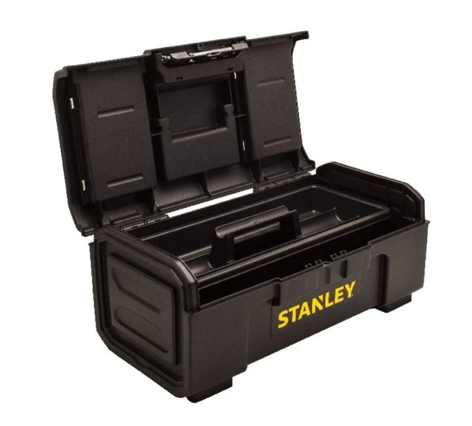 Stanley 16-Inch One-Touch Tool Box With Removable Lid Organizers 4 Stanley 16-Inch One-Touch Tool Box With Removable Lid Organizers - Image 2