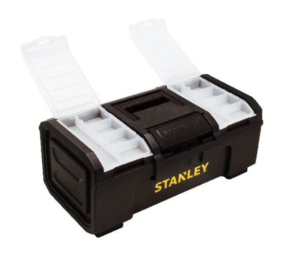 Stanley 16-Inch One-Touch Tool Box With Removable Lid Organizers 3 Stanley 16-Inch One-Touch Tool Box With Removable Lid Organizers