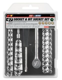 1/4-Inch Drive Socket And Bit Socket Set, 47-Piece -Hand Tools Sale 2671535 ep 1667414250 2