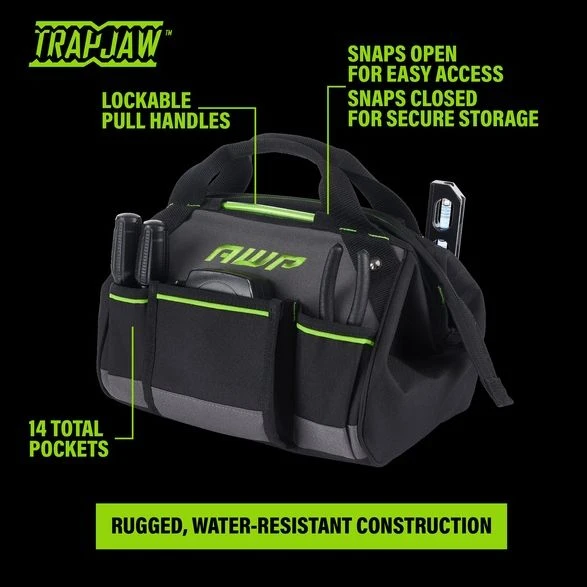 12-Inch Black TrapJaw™ Tool Bag 9 12-Inch Black TrapJaw™ Tool Bag - Image 7