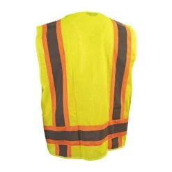 2X-Large Hi-Vis Yellow Ansi Class 2 Mesh Multi-Purpose Vest