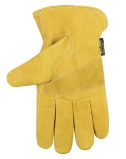 Extra-Large Lined Grain Cowhide Driver With Palm Patch