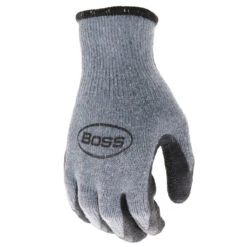 Boss Extra-Large, Latex Grip Glove, With Crinkle Coating
