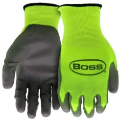 Boss Touch Screen Compatible Glove In High Visibility Color Size Extra-Large -Hand Tools Sale 33141