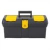 Stanley 14-Inch Black & Yellow Plastic Portable Tool Box -Hand Tools Sale 3413687765