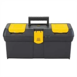 Stanley 14-Inch Black & Yellow Plastic Portable Tool Box
