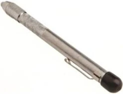 1/4-Inch White Aluminum Adjustable Round Soapstone Holder