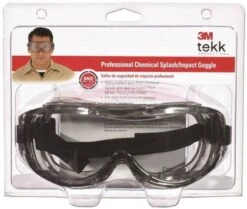 3M Tekk Professional Chemical Splash /Impact Goggle