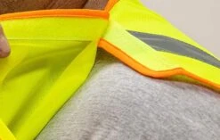 Large High-Visibility Yellow ANSI Class 2 Break-A-Way Solid Vest