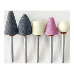 KING 5-Piece 1/4-Inch Shank Grinding Stone Set