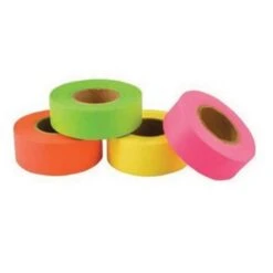 1-3/16-Inch X 150-Foot Fluorescent Lime PVC Flagging Tape
