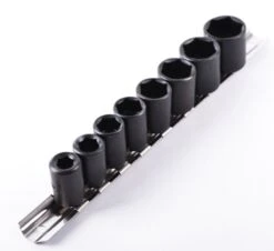 ATE 3/8-Inch Drive Shallow Air Impact Socket Sae Set 9-Piece