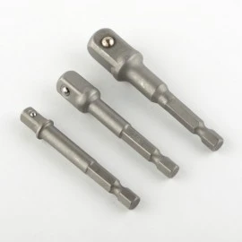 ATE 3 Piece Hex Drill Socket Extension Adapter Set 3 ATE 3 Piece Hex Drill Socket Extension Adapter Set