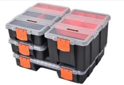 4-In-1 Plastic Organizer Set