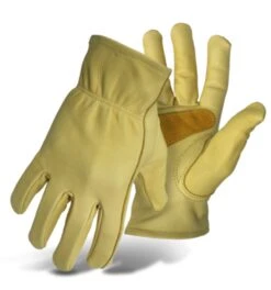 Boss Large Tan Leather Driver Glove With Palm Patch