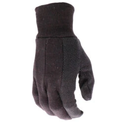 Boss Large, Jersey Material, Straight Thumb Glove With PVC Dots