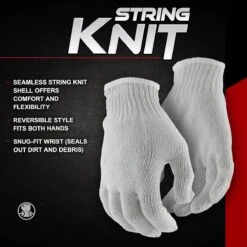 Boss Large, Reversible, String Knit Glove, 12-Pack -Hand Tools Sale 62081a