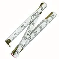 5/8-Inch X 6-Foot Brick Mason Scale Folding Ruler