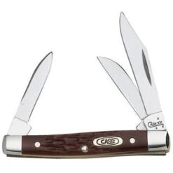 Brown Synthetic Jigged Small Stockman Knife