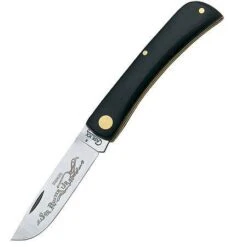 Jet-Black Synthetic Sod Buster Junior Knife