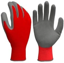 Large Honeycomb Grip Work Gloves With Latex Palm