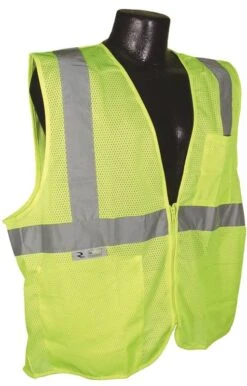Hi-Viz Green Economical Safety Vest