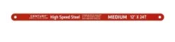 12-Inch 24-Tooth Per Inch High Speed Steel Hacksaw Blade